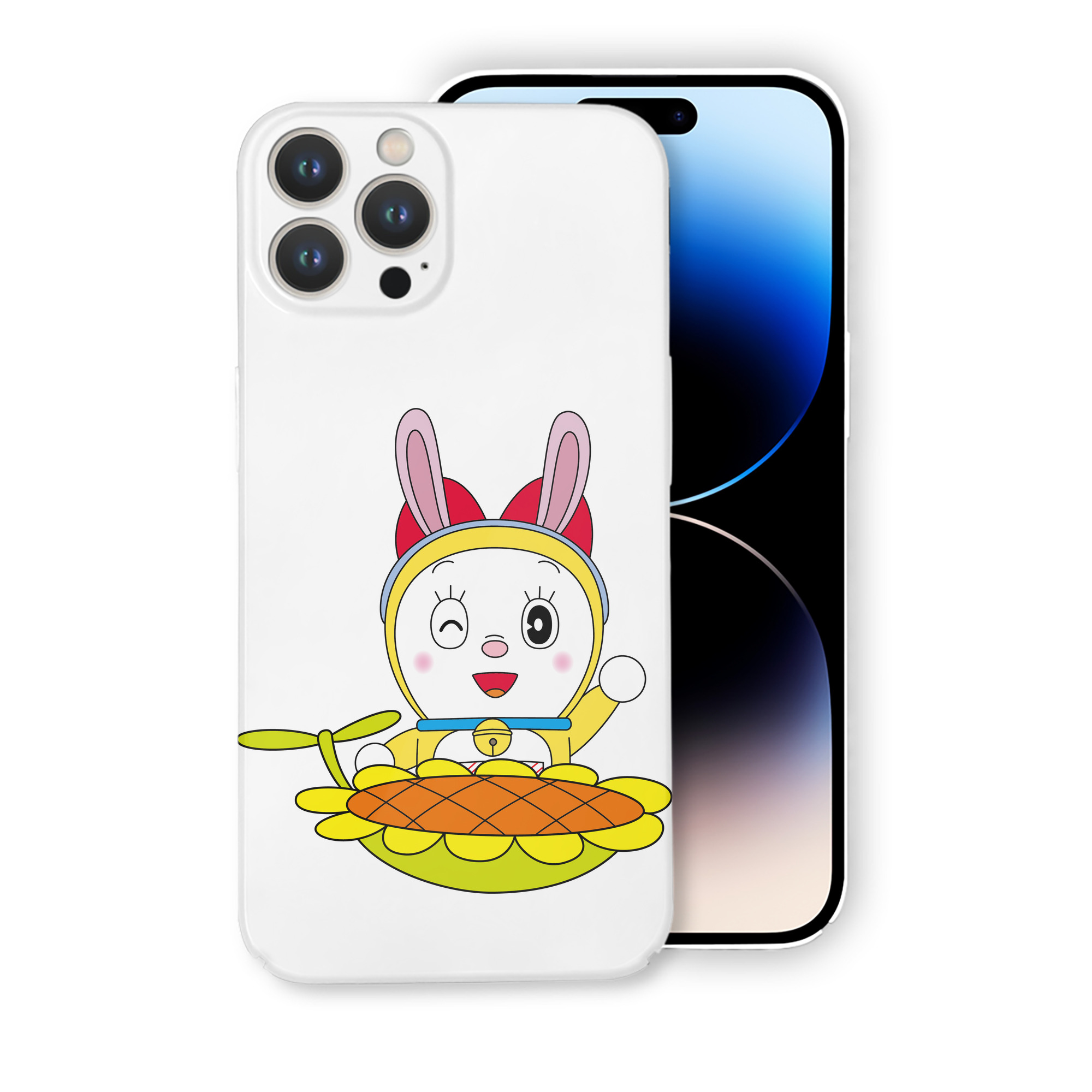 （画像用） ドラえもん ドラミ Doraemon Dorami 【iPhone 14シリーズ対応】ハードケース